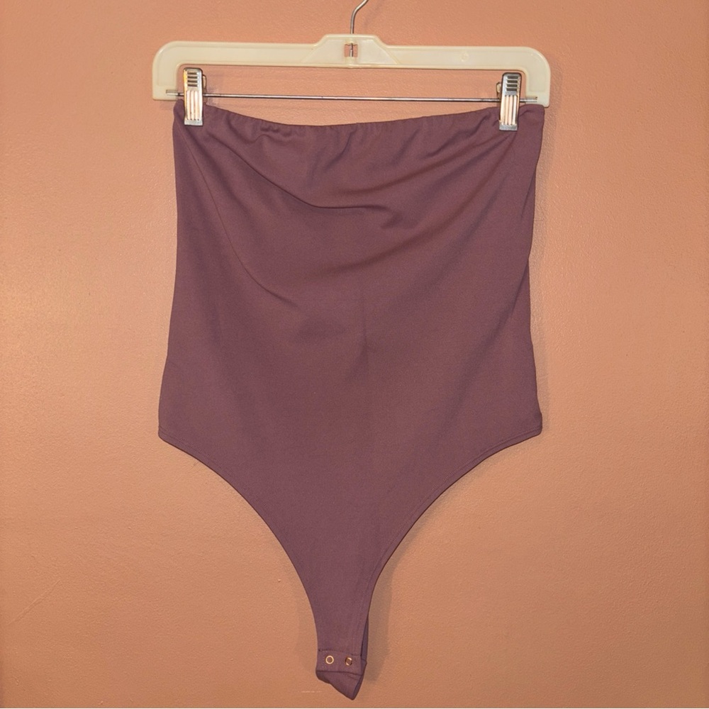 INLYRIC Natrelax® Strapless Thong Bodysuit Mauve Medium
